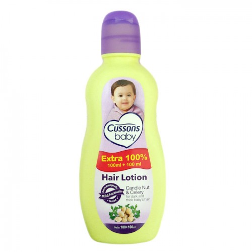 Cussons Baby Hair Lotion Candlenut Oil & Celery - 100+100 ml