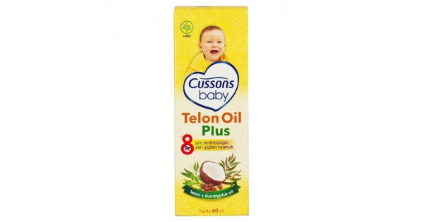 Jual Murah Cussons Baby Telon Oil Plus Eucalyptus 60 ml