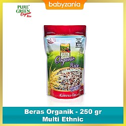 Pure Green Beras Organik 250 gr - Multi Ethnic