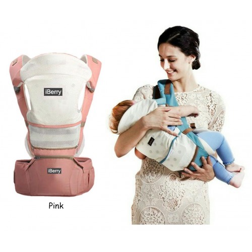 iBerry Windsor 9 in 1 Baby Carrier - Pink