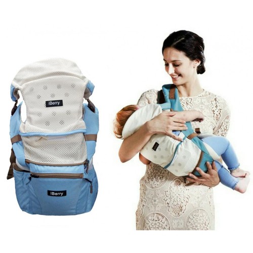 iBerry Windsor 9 in 1 Baby Carrier - Sky Blue