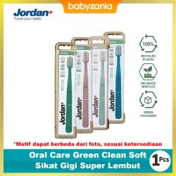 Jordan Oral Care Green Clean Soft Sikat Gigi...