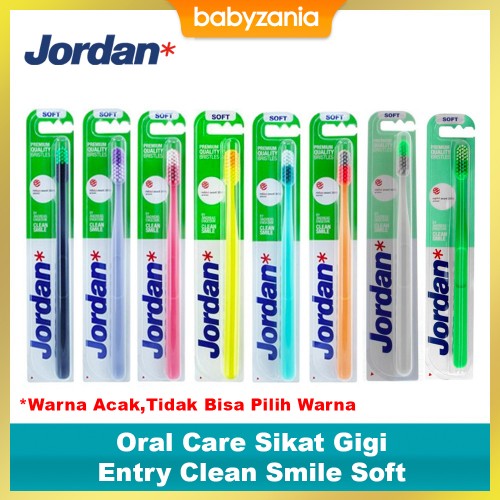 Jordan Oral Care Sikat Gigi Entry Clean Smile Soft