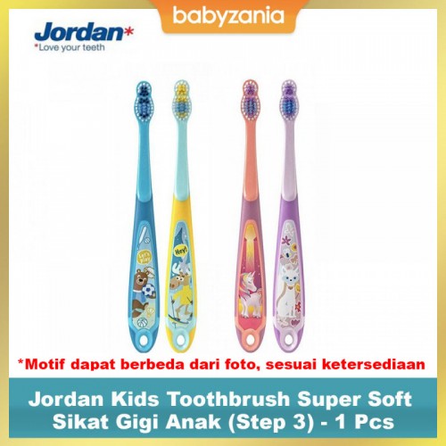 Jordan Kids Toothbrush Super Soft Sikat Gigi Anak - Step 3