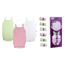 Kazel Tanktop Jumper Anak Bayi Girl - 6 Pack 