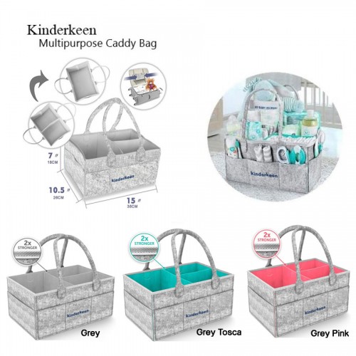 Kinderkeen Multipurpose Felt Caddy Bag Tas Travelling Serbaguna - Tersedia Pilihan Warna