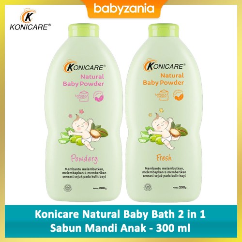 Konicare Natural Baby Powder Bedak Tabur Bayi 200 gr - Fresh / Powdery