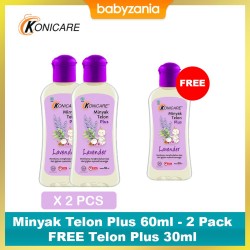 Konicare Minyak Telon Plus 60 ml - 2 Pack FREE...