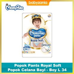MamyPoko Popok Pants Royal Soft L 34 - Boy
