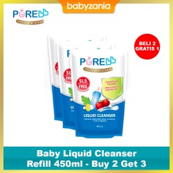 Pure BB Baby Liquid Cleanser Refill 450ml - Buy 2...