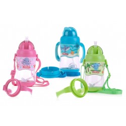 Nuby Tritan Flip It with Weighted Straw Botol...
