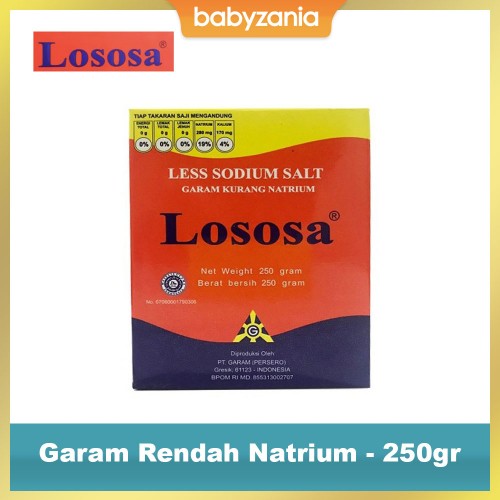 Lososa Garam Rendah Natrium - 250 gr