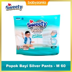 Sweety Popok Bayi Silver Pants - M 60