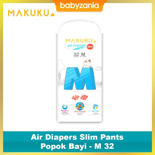 Makuku Air Diapers Slim Pants M 32
