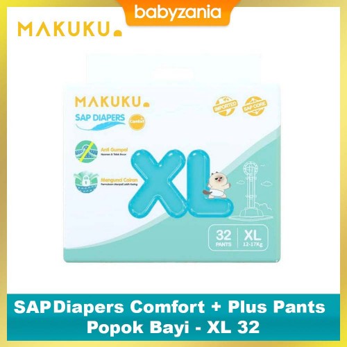 Makuku Air Diapers Comfort + Plus Pants XL 32