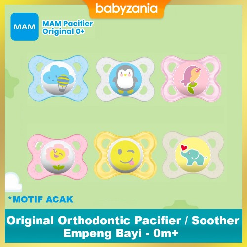 MAM Original Orthodontic Pacifier / Soother Empeng Bayi 0m+