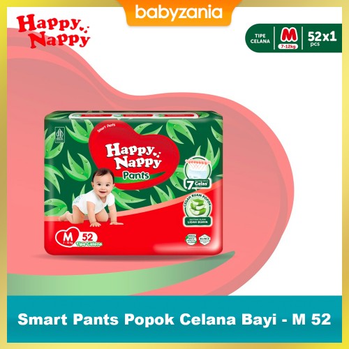 Happy Nappy Smart Pants Popok Celana Bayi - M 54