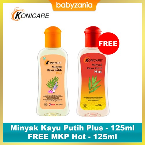 Konicare Minyak Kayu Putih Plus - 125ml - FREE MKP Hot 125 ml