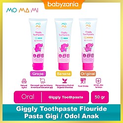 Momami Giggly Toothpaste Flouride Pasta Gigi /...