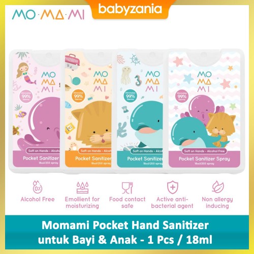 Momami Pocket Hand Sanitizer Bayi & Anak - 1 Pcs