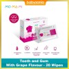 Momami Tooth & Gum Wipes Tisu Pembersih Gigi Bayi 20s - 1 Pcs