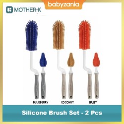 Mother-K Silicone Brush 2 Kinds of Sets Sikat...