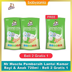 Mr Muscle Pembersih Lantai Kamar Bayi & Anak...