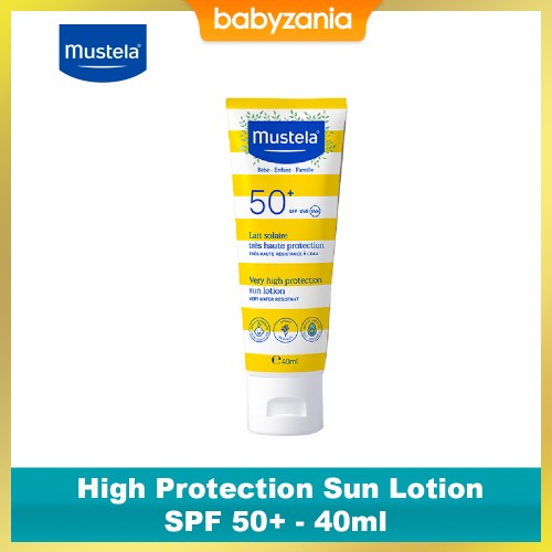 Mustela High Protection Sun Lotion SPF 50+ - 40 ml FREE Gentle Cleansing Gel 50 ml