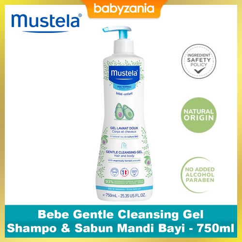 Mustela Bebe Gentle Cleansing Gel Hair and Body - 750ml