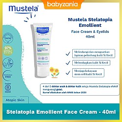 Mustela Stelatopia Emollient Face Cream untuk Eczema Atopik - 40ml