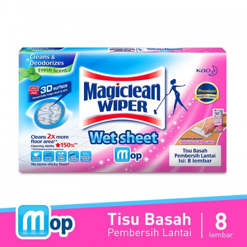 Magiclean Wiper Wet Sheet - 8pc