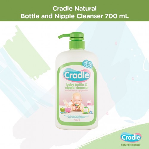 Cradle Baby Bottle & Nipple Cleanser Sabun Pencuci Botol Bayi Pump - 700ml