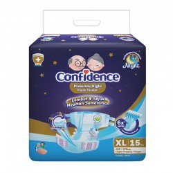 Confidence Popok Dewasa Premium Night - XL 15