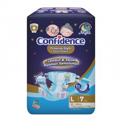 Confidence Popok Dewasa Premium Night - L 7