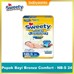 Sweety Popok Bayi Bronze Comfort - NB-S 24