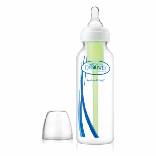 Dr. Brown's Natural Flow Options 1 Pack PP Bottles - 4oz/120ml with Level one Silicone Nipple