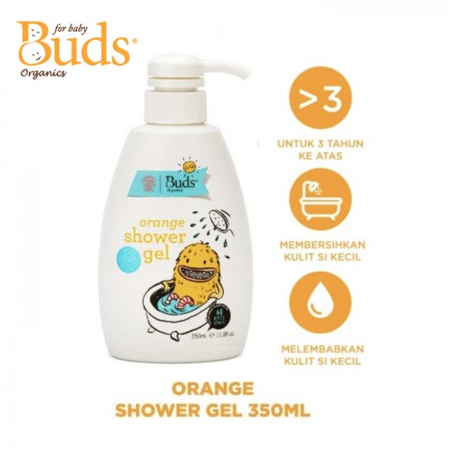 Buds Orange Shower Gel Sabun Mandi - 350ml