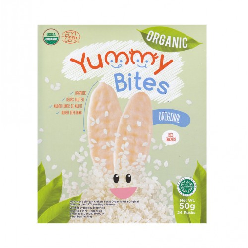 Yummy Bites ORGANIC Baby Rice Cracker 50 gram - Original