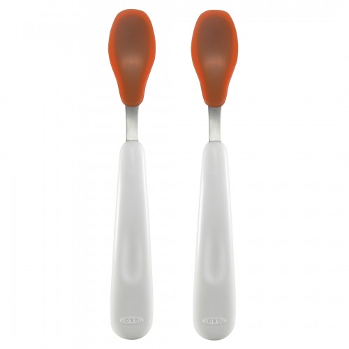 OXO Tot Feeding Spoon Set (2 Pack) - Orange