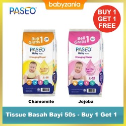 Paseo Baby Wipes Tissue Basah Bayi 50 Sheet - Buy...