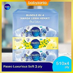 Paseo Luxury Facial Tissue Multi Pack 3 Ply 510 ply - 1 PACK isi 4