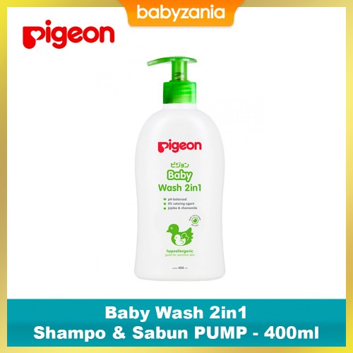 Pigeon Baby Wash 2in1 Hair & Body PUMP - 400 ml