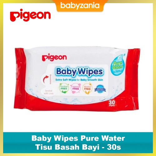 Pigeon Baby Wipes Pure Water - 30 Sheet