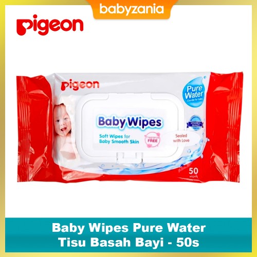 Pigeon Baby Wipes Pure Water - 50 Sheet