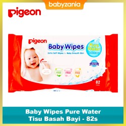 Pigeon Baby Wipes Pure Water Tisu Basah Bayi - 82...