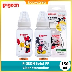 Pigeon Disney Botol Susu PP Clear Streamline 150...