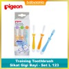 Pigeon Training Toothbrush Sikat Gigi Bayi - Set Lesson 123