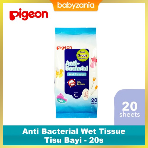 Pigeon Anti Bacterial Baby Wet Tissue 20 Sheets