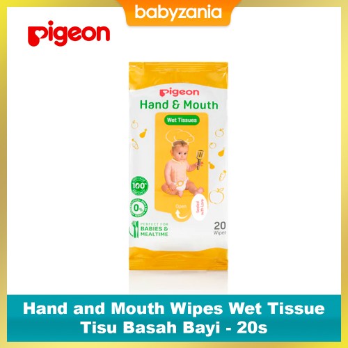 Pigeon Baby Hand and Mouth Wet Tissue 20 Sheets