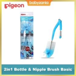 Pigeon Baby 2in1 Bottle and Nipple Brush Basic